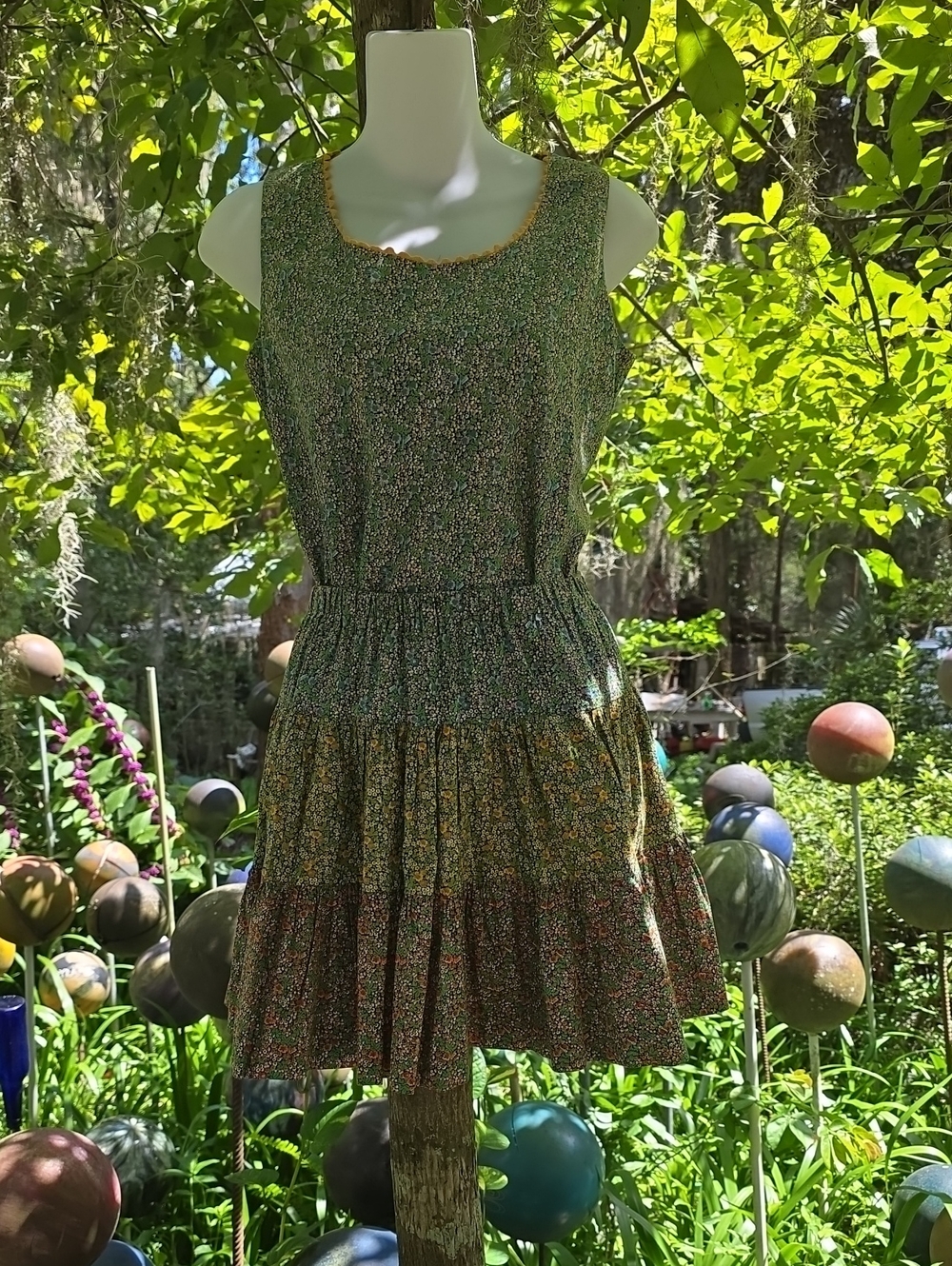 Vintage Handmade 2 Piece Floral Set - Extra Small
